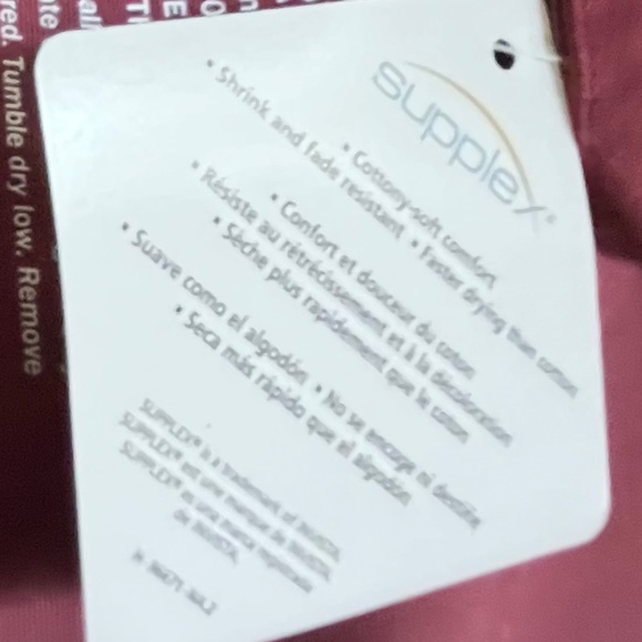 NWT LL BEAN Mountain Classic Anorak Jacket womens large burgundy/nautical red - Picture 5 of 7